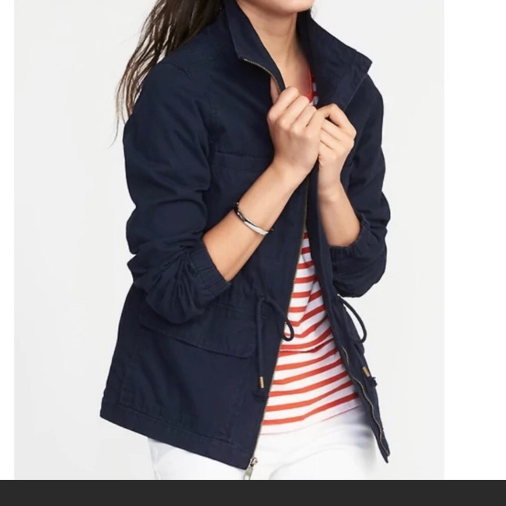 Old Navy Blue‎ field utility jacket coat